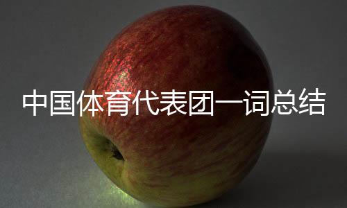 中国体育代表团一词总结中国队巴黎奥运会表现✊🏽：突破