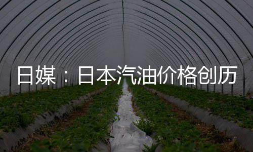 日媒Ⓜ️：日本汽油价格创历史新高，已连续5周上涨