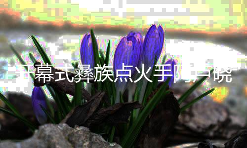 开幕式彝族点火手阿卢晓波🦻🏽📗:时刻做好准备,闯出自己天地