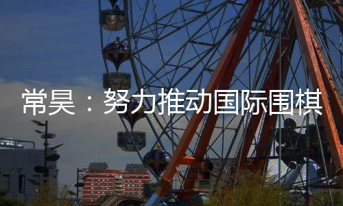 常昊♗：努力推动国际围棋联盟规则的制定和实施